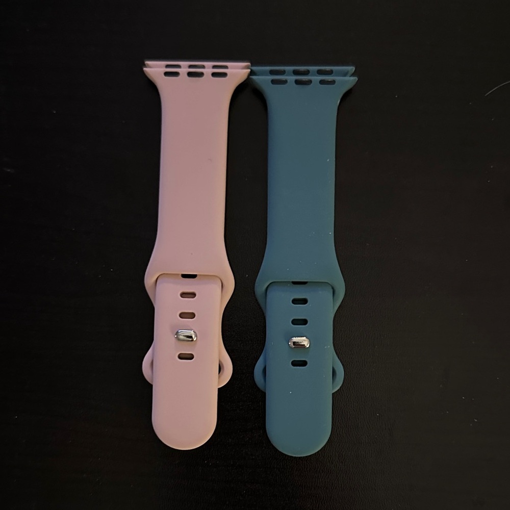 Pink and Teal iWatch Bands